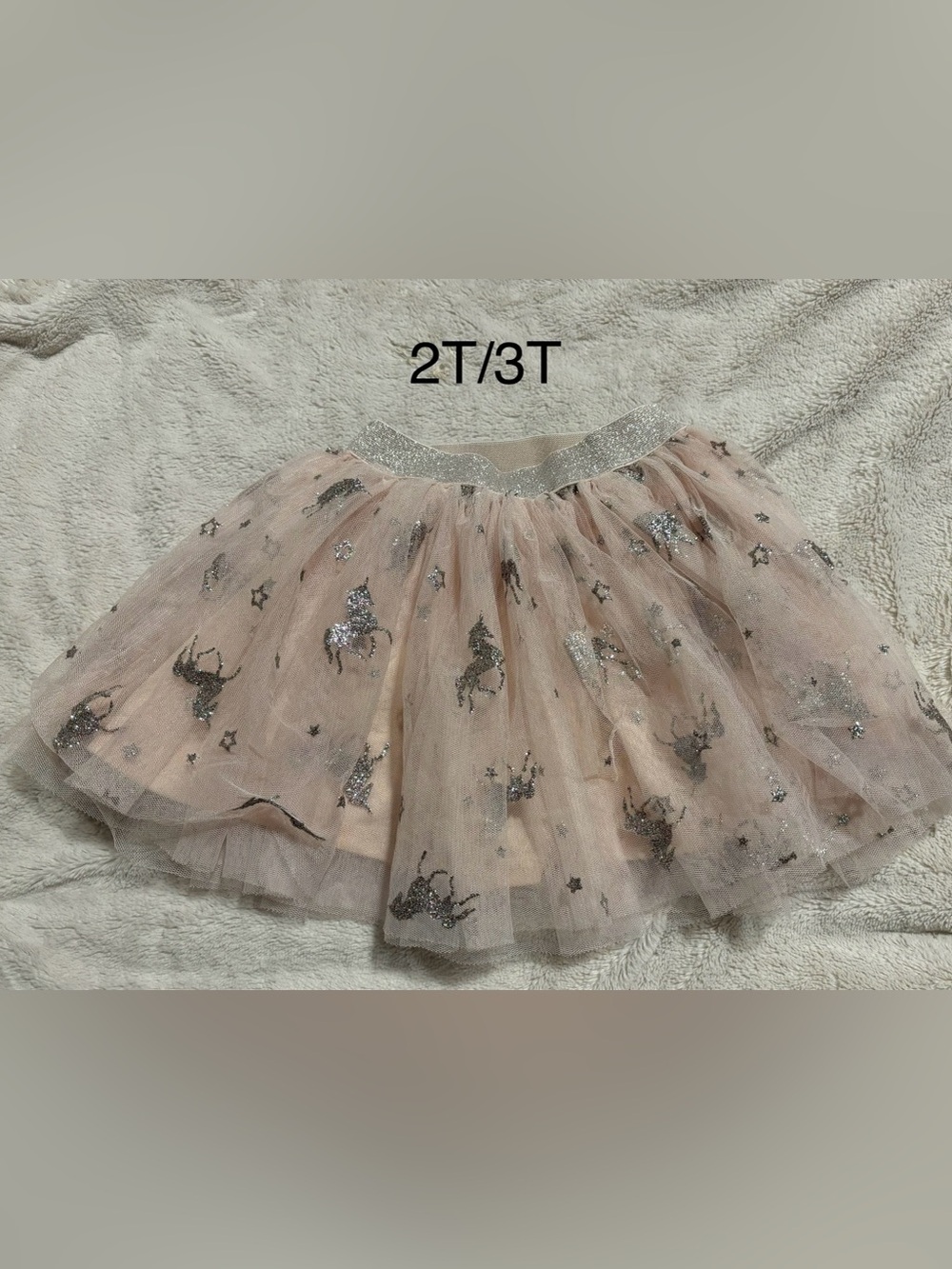 Sparkly Unicorn Tulle Skirt 2T/3T -